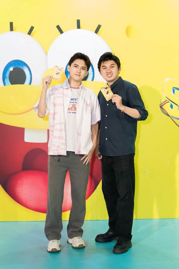 Sao Việt đổ bộ ra mắt phim 'Spongebob: Lời nguyền hải tặc', Quách Ngọc Tuyên, Trúc Mây cùng dàn diễn viên nhí hội ngộ
