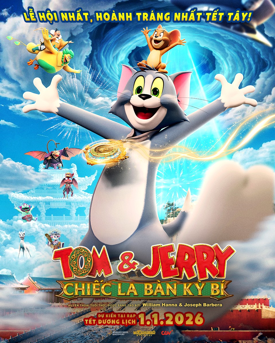 'Tom & Jerry' kết nối 2 thế hệ khi đổ bộ rạp Việt dịp Tết Dương lịch 2026