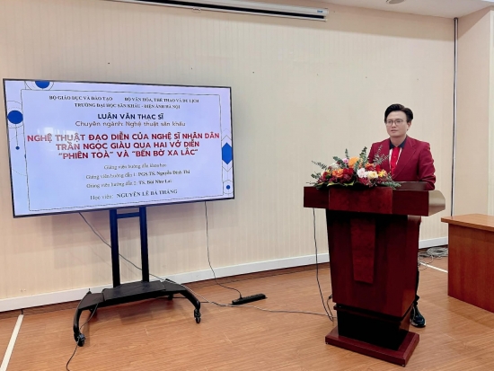 Tân Thạc sĩ Nguyễn Lê Bá Thắng với chặng đường đi tìm tri thức song hành cùng nghệ thuật