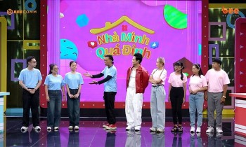 'Nhà mình quá đỉnh': Hoàng Phi 'đứng hình' khi bị khách mời nhí gọi bằng 'chú' dù gọi MC Dương Hồng Phúc là 'anh'!