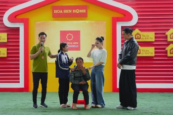 Thành Trung, Kiên Ứng, Kiều Anh nghẹn ngào trước hoàn cảnh các em nhỏ tại 'Mái ấm gia đình Việt'