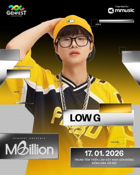 Low G và Quang Hùng MasterD đánh dấu cột mốc mới trong hành trình âm nhạc với 'GENfest Presents MBillion Hà Nội'