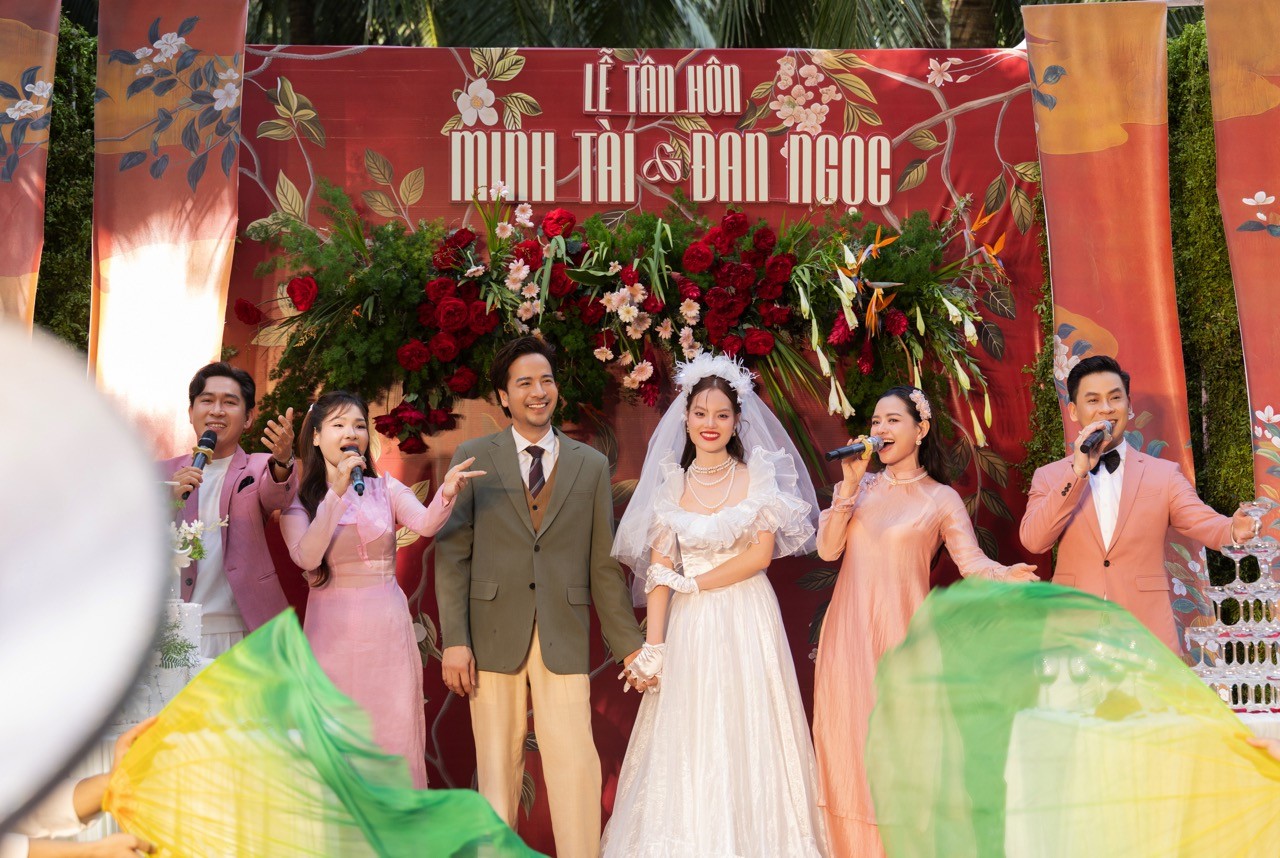 Lễ Tân hôn đậm chất miền Tây sông nước của Đoàn Minh Tài và Sunny Đan Ngọc