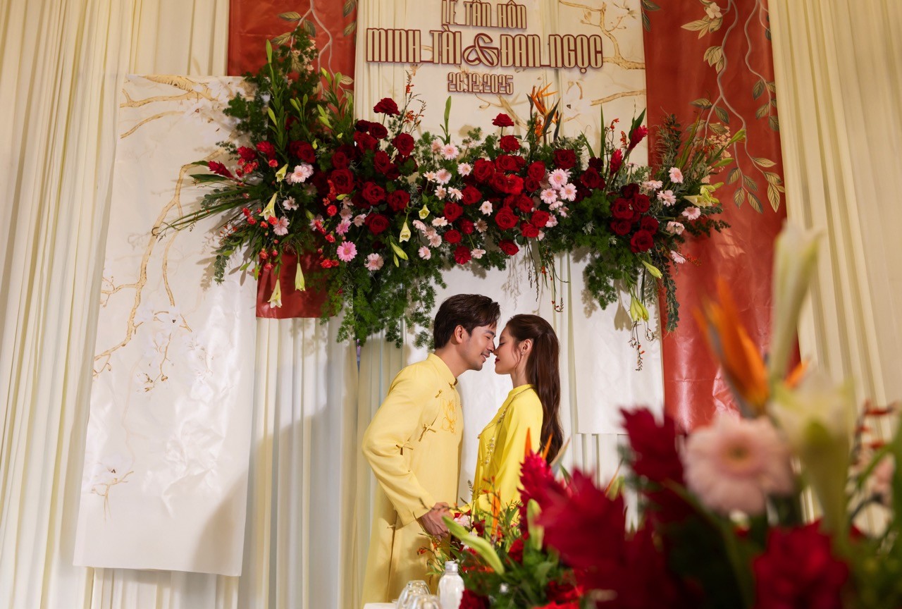 Lễ Tân hôn đậm chất miền Tây sông nước của Đoàn Minh Tài và Sunny Đan Ngọc