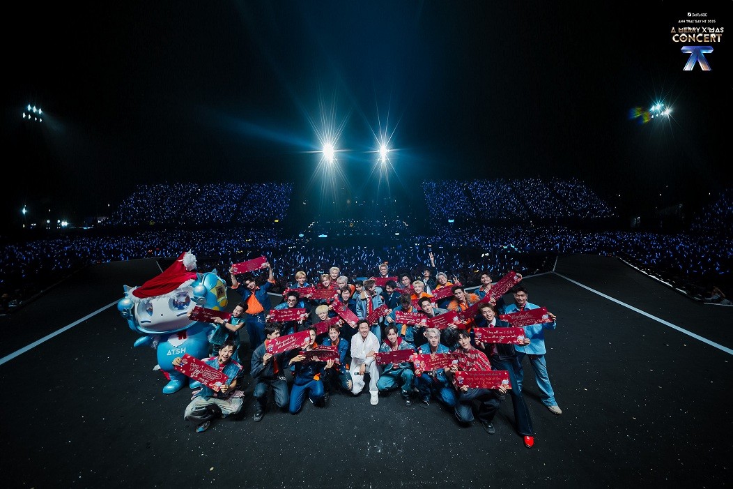 'Anh trai 'Say Hi' 2025 - A Merry X'Mas Concert, First Date Ever' mang tới loạt hit từng thống lĩnh các BXH âm nhạc