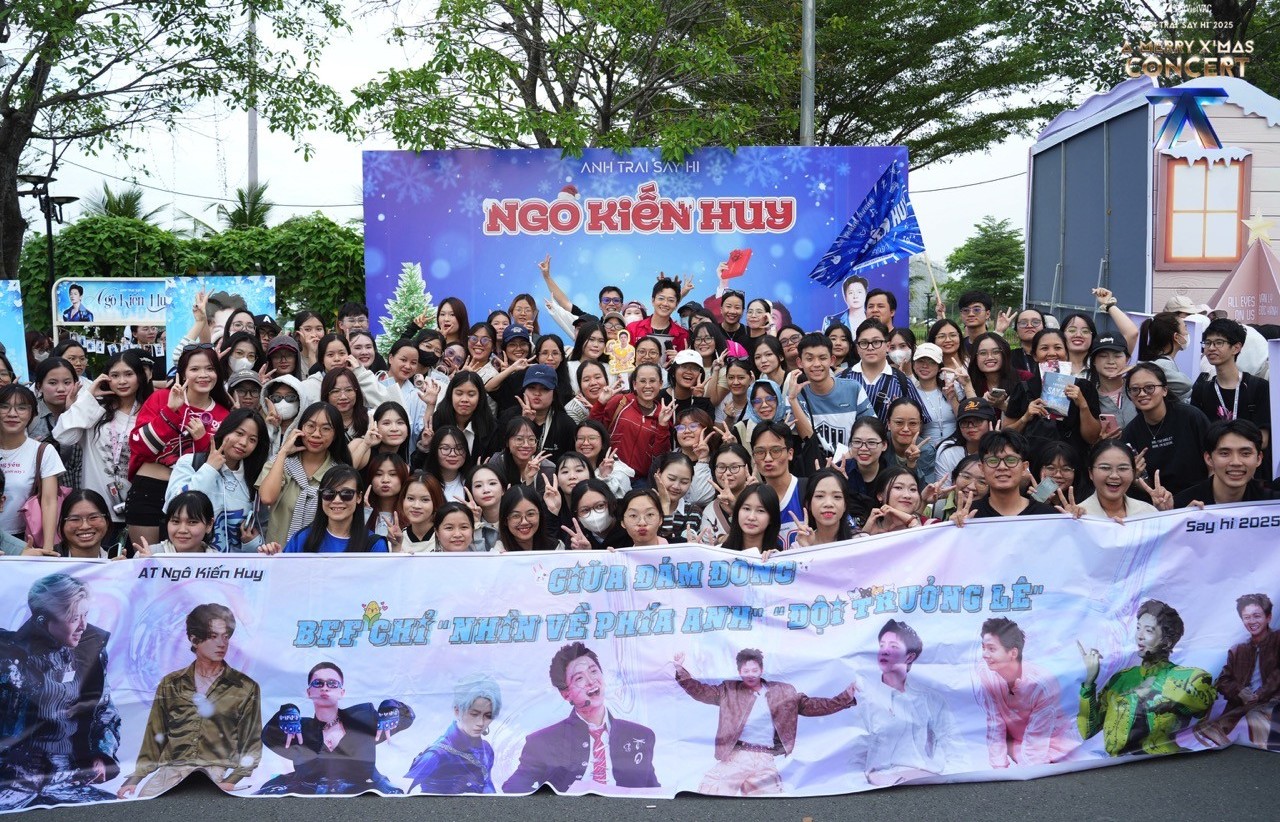 'Anh trai 'Say Hi' 2025 - A Merry X’Mas Concert': Không khí lễ hội sôi động với chuỗi hoạt động Fan Project bùng nổ trước giờ G
