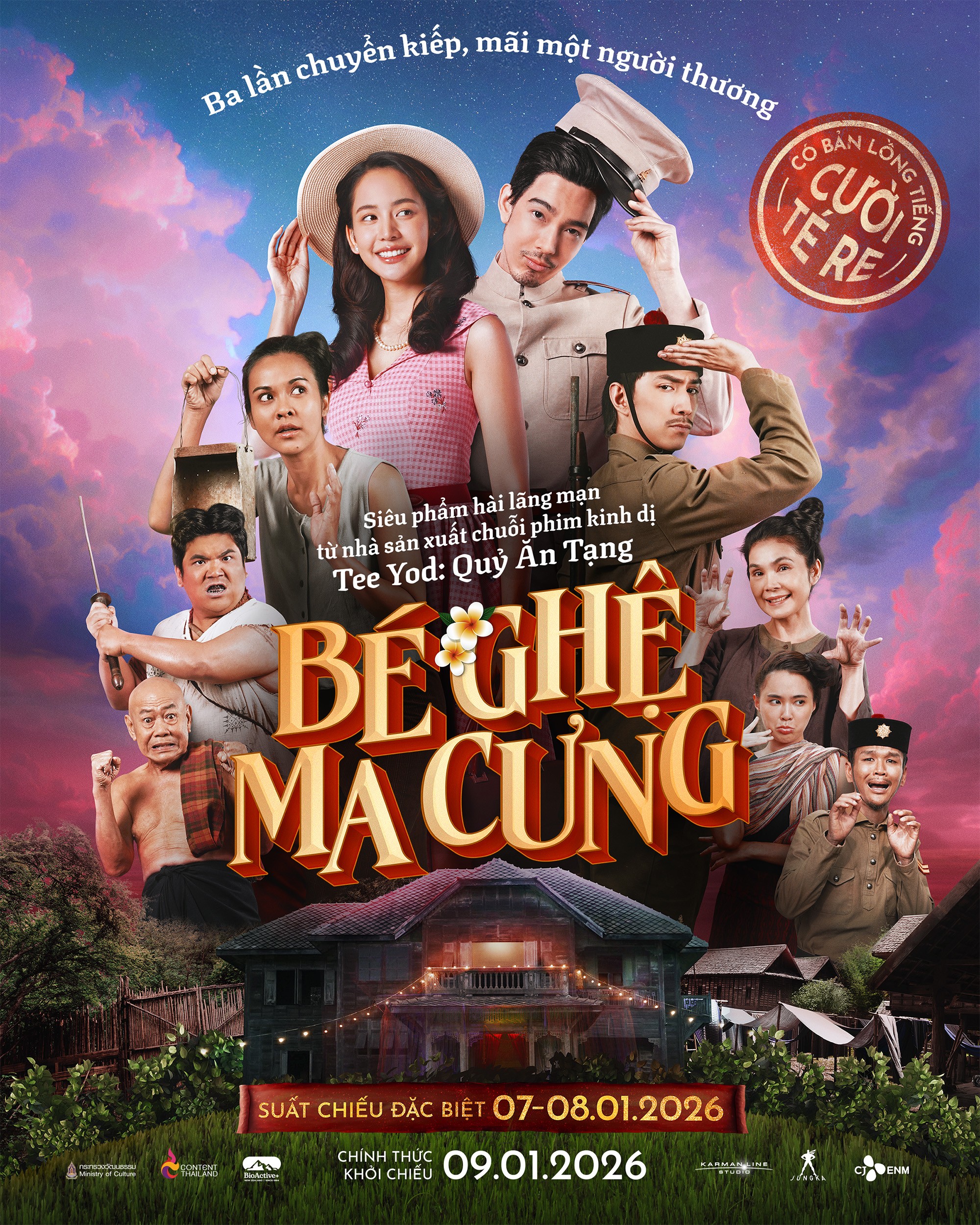 'Bé ghệ ma cưng' 'xuyên không' đến mọi thời đại Thái Lan, mượn văn hóa, lịch sử kể chuyện 'nghiệt duyên tiền kiếp' đầy hấp dẫn