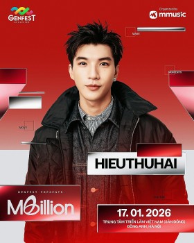 'GENfest Presents MBillion Hà Nội' chốt hạ quân bài cuối cùng: Hieuthuhai lần đầu mang mini conert đến với Thủ đô