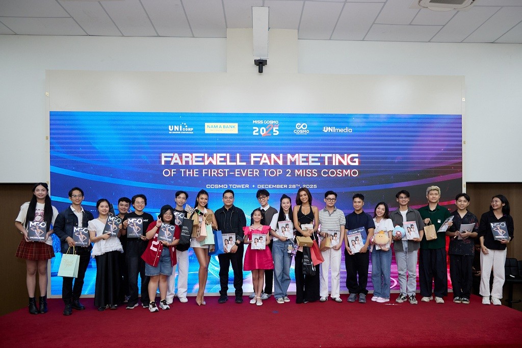 Top 2 'Miss Cosmo 2024' òa khóc trước tình cảm người hâm mộ tại Fan Meeting