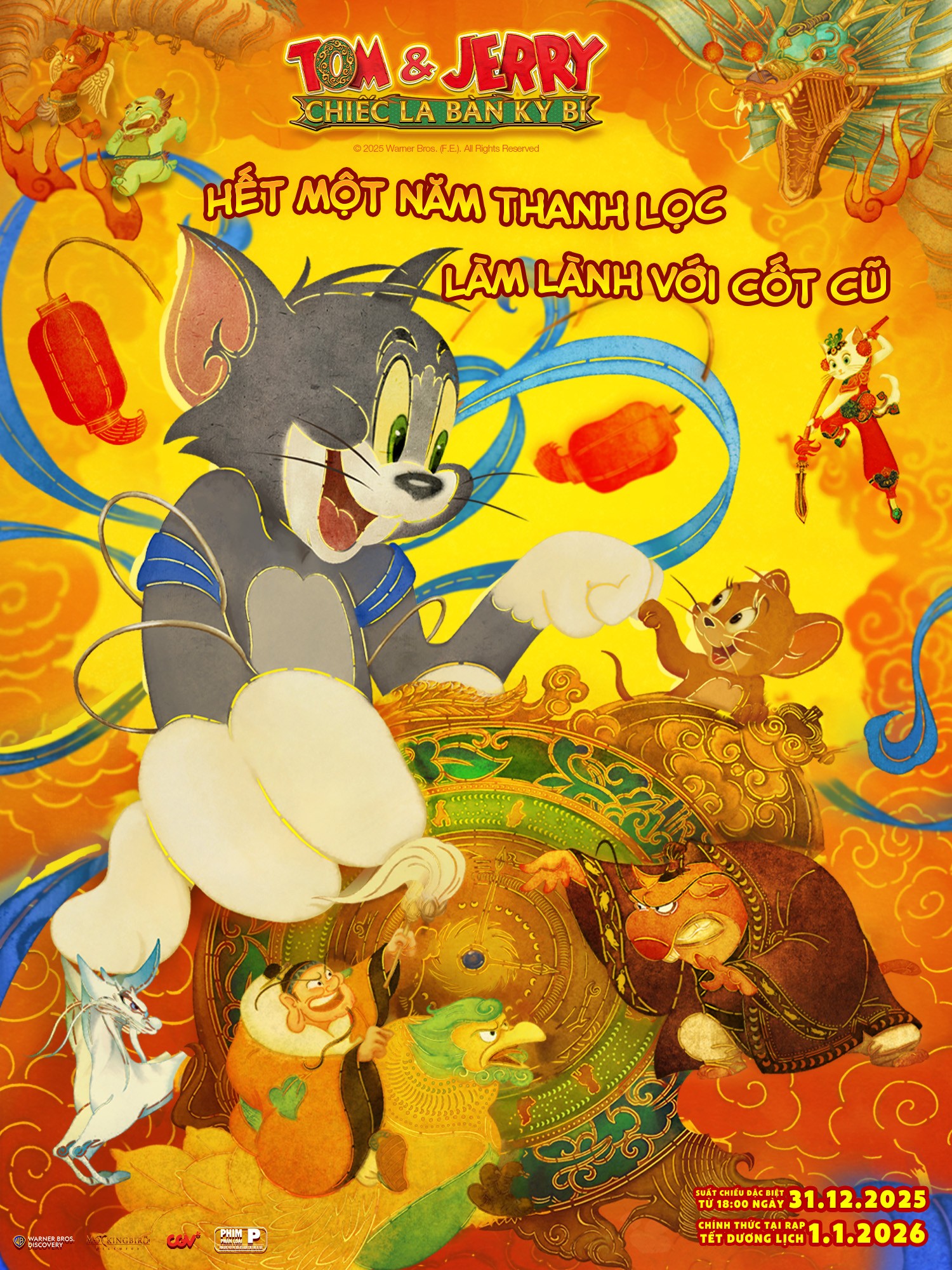 Giữ chất hài kinh điển, thêm màu sắc hiện đại: 'Tom & Jerry' trở thành lựa chọn gia đình dịp đầu năm