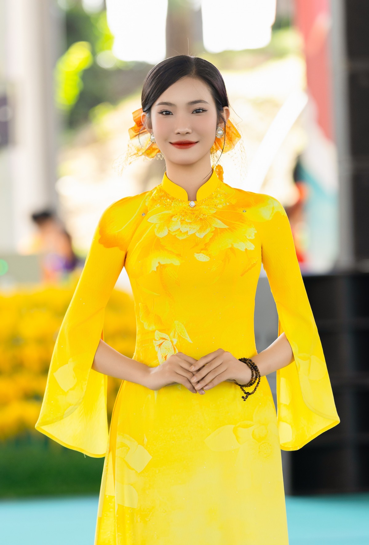 NTK Hồng Nhung kể chuyện áo dài 'Sắc Sen miền di sản'