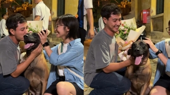 Thanh Sơn tái xuất với người bạn diễn bốn chân trong 'Đồng hồ đếm ngược'