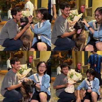 Thanh Sơn tái xuất với người bạn diễn bốn chân trong 'Đồng hồ đếm ngược'