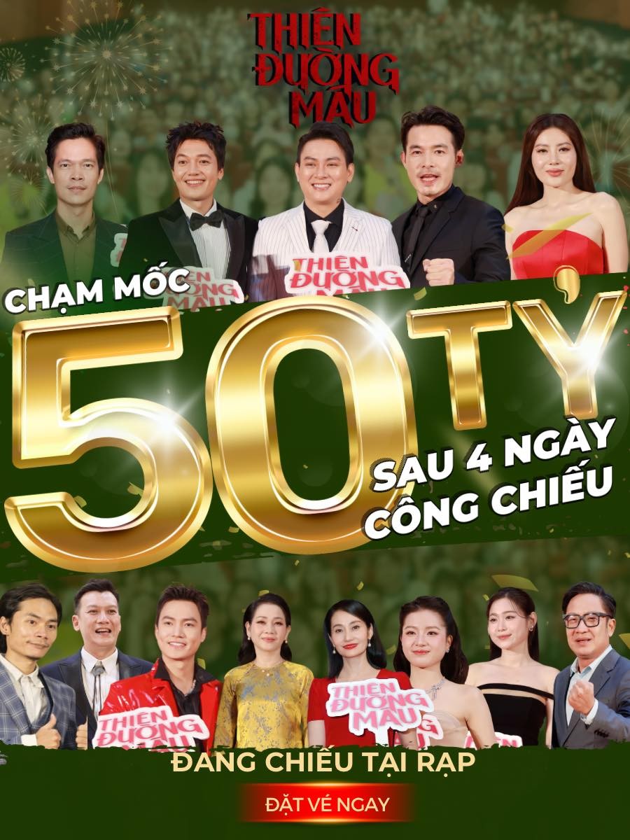 Vượt mặt bom tấn quốc tế, 'Thiên đường máu' tiến gần cột mốc doanh thu trăm tỷ