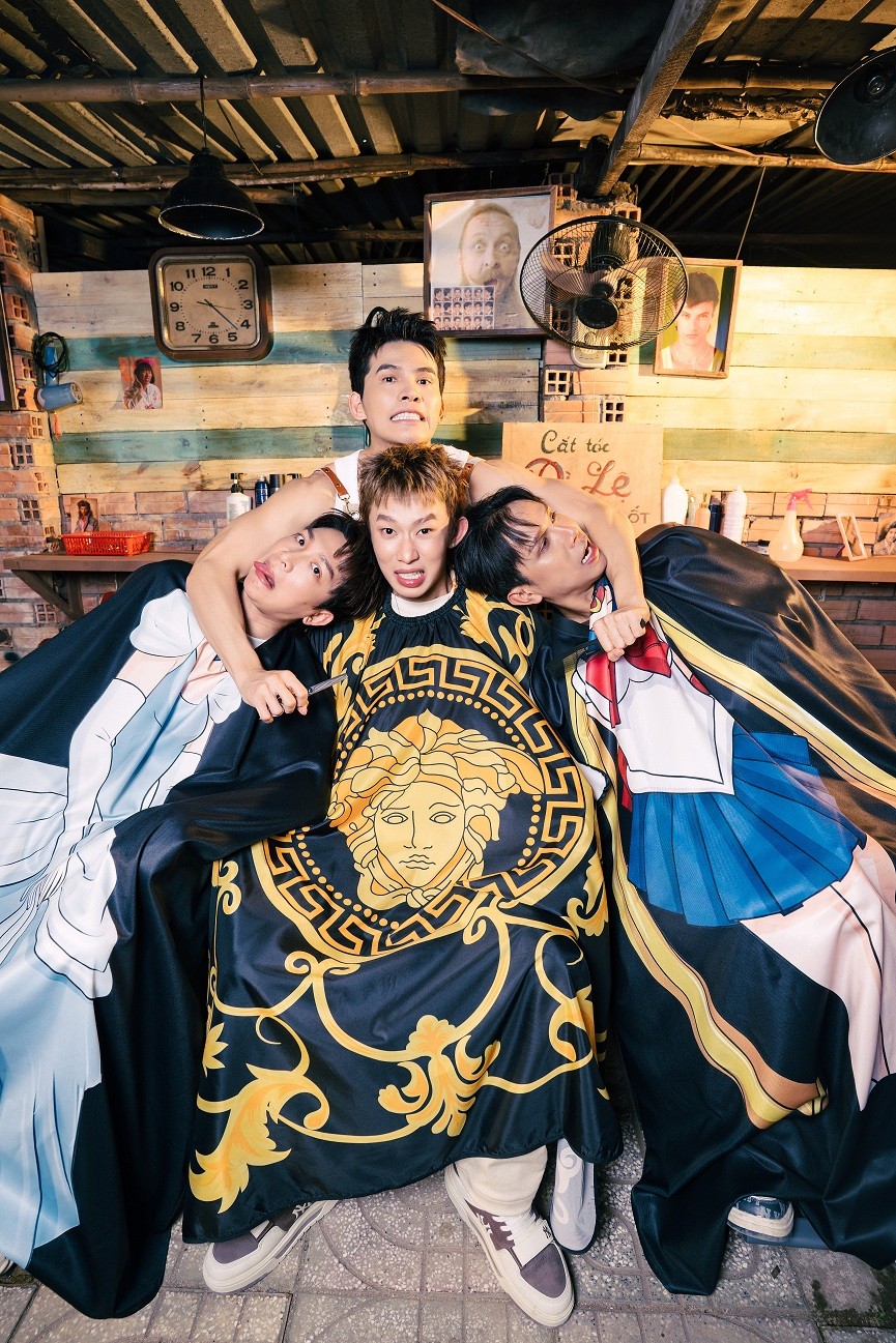 Kay Trần rủ rê các 'Anh tài' Quốc Thiên, Tăng Phúc, Neko Lê, BB Trần cùng quay MV Tết vui nhộn