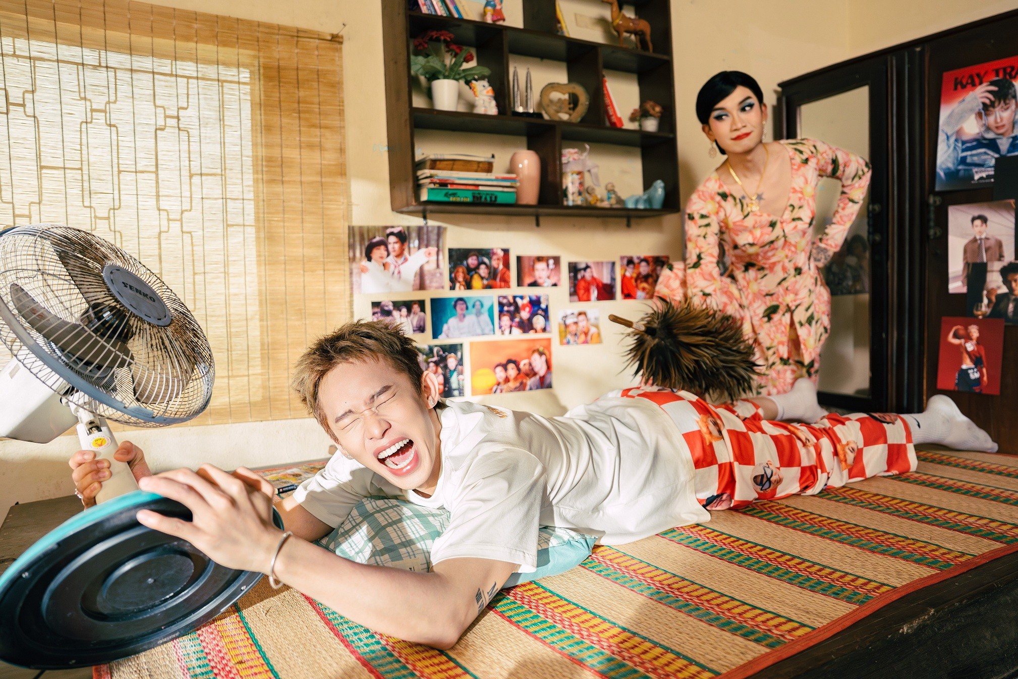 Kay Trần rủ rê các 'Anh tài' Quốc Thiên, Tăng Phúc, Neko Lê, BB Trần cùng quay MV Tết vui nhộn