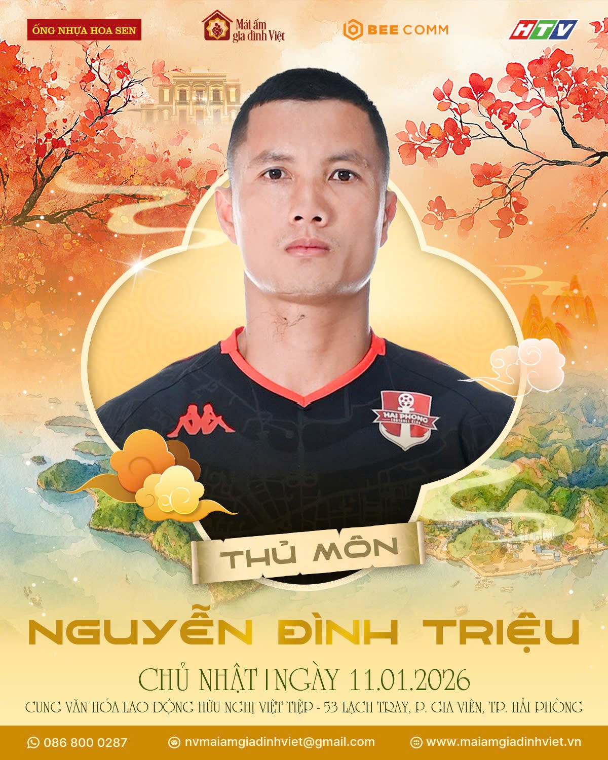 NSƯT Ốc Thanh Vân, Minh Dự lần đầu đảm nhận vai trò MC dẫn dắt chương trình 'Mái ấm gia đình Việt' tại Hải Phòng