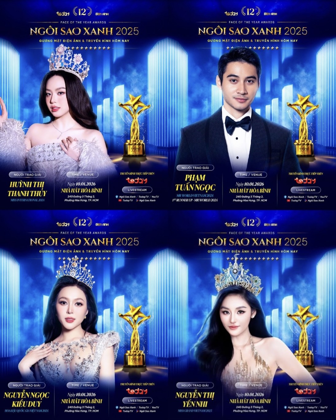 Top 3 các hạng mục do khán giả bình chọn đã dần hé lộ, kết quả Ngôi Sao Xanh 2025 liệu có dễ đoán?