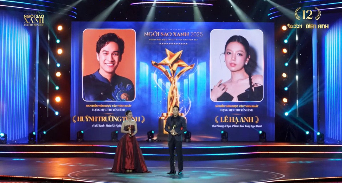 Live: Lễ trao giải Ngôi sao xanh lần thứ 12 - Giải thưởng Gương mặt Điện ảnh - Truyền hình hôm nay