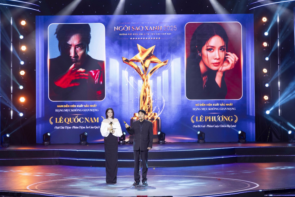 Ngôi Sao Xanh 2025: Đêm vinh danh những vai diễn tử tế và sự lên ngôi của tinh thần dân tộc Việt