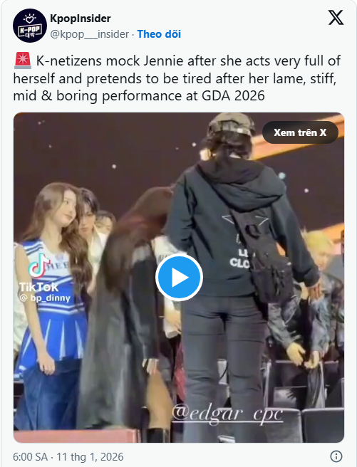 Netizen Hàn phẫn nộ khi Jennie (BlackPink) bị đồn đoán sai lệch