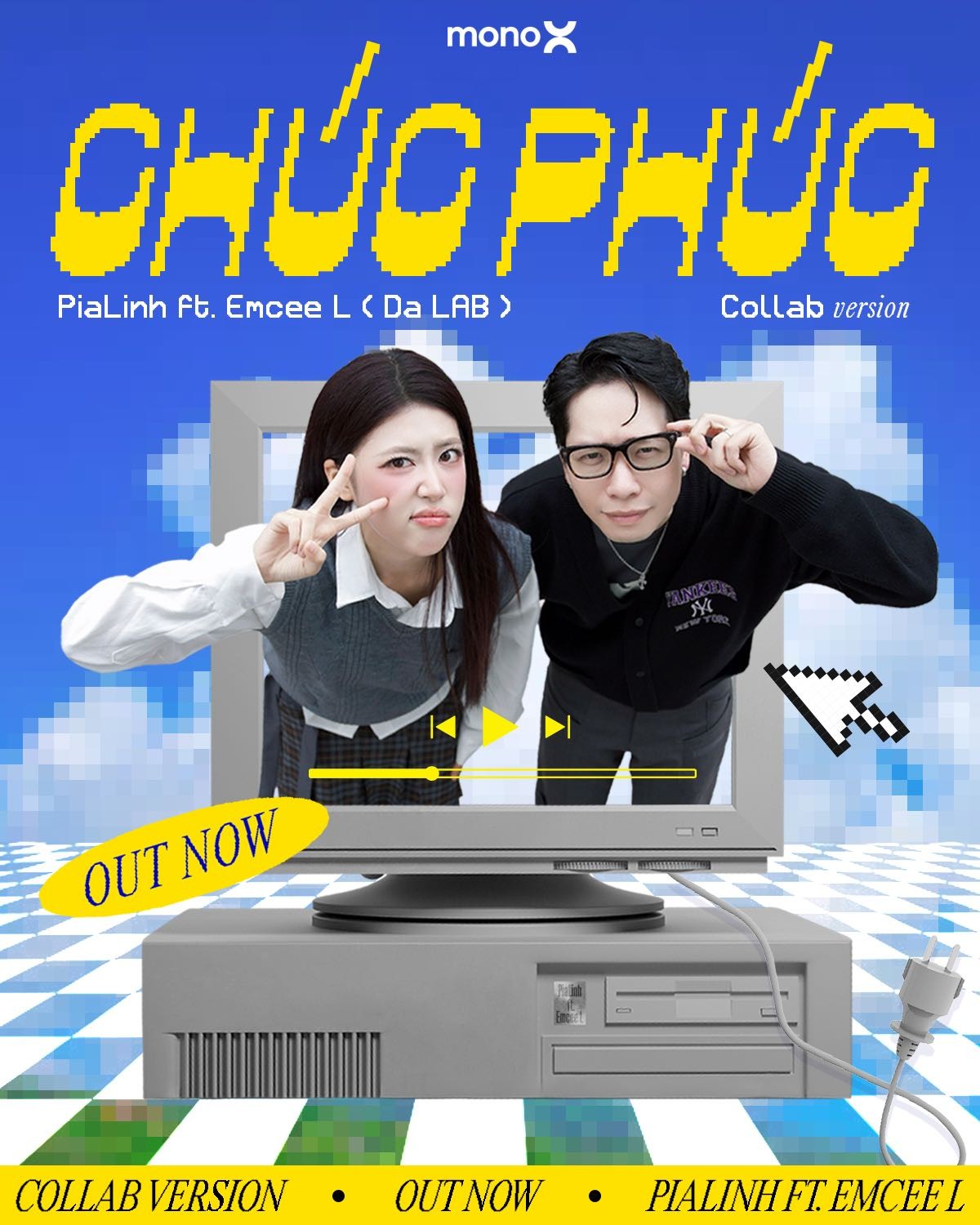 PiaLinh kết hợp Emcee L (Da LAB) và Đào Từ A1J cho 2 phiên bản mới của 'Chúc phúc'