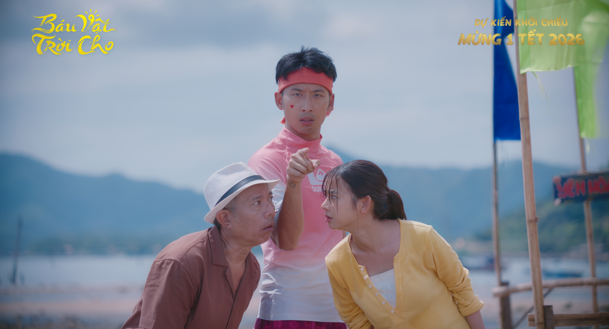 Làng chài rực rỡ trong phim Tết 2026 'Báu vật trời cho' lần đầu được giới thiệu