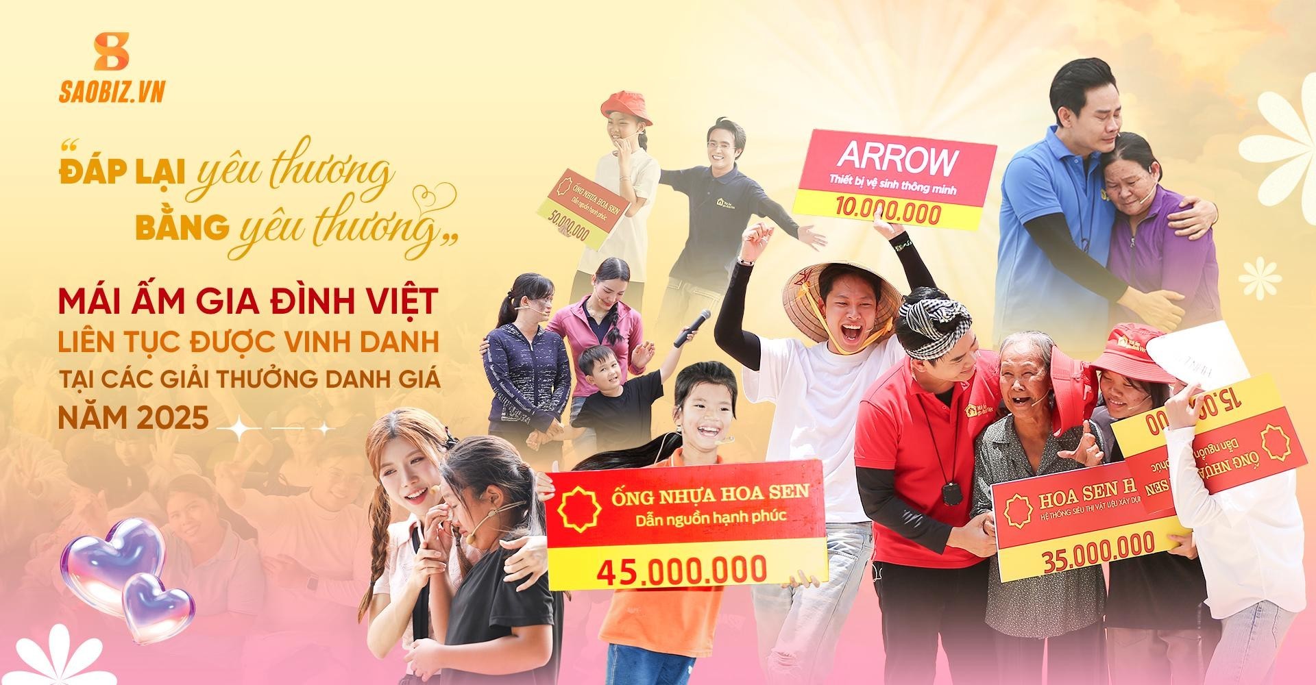 'Mái ấm gia đình Việt' năm 2025 khẳng định dấu ấn bằng sự đánh giá tích cực từ cộng đồng và loạt giải thưởng danh giá