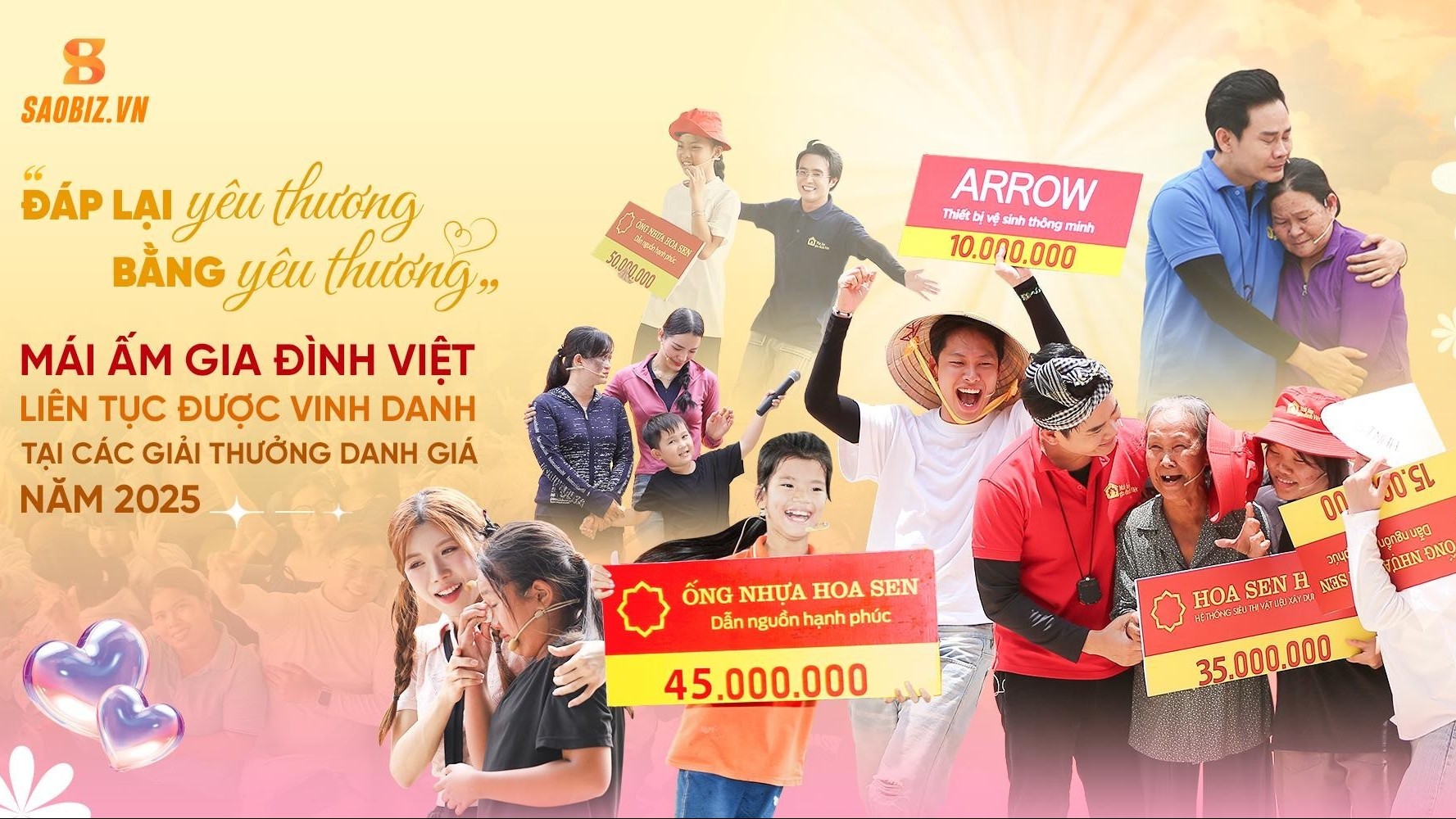 'Mái ấm gia đình Việt' năm 2025 khẳng định dấu ấn bằng sự đánh giá tích cực từ cộng đồng và loạt giải thưởng danh giá