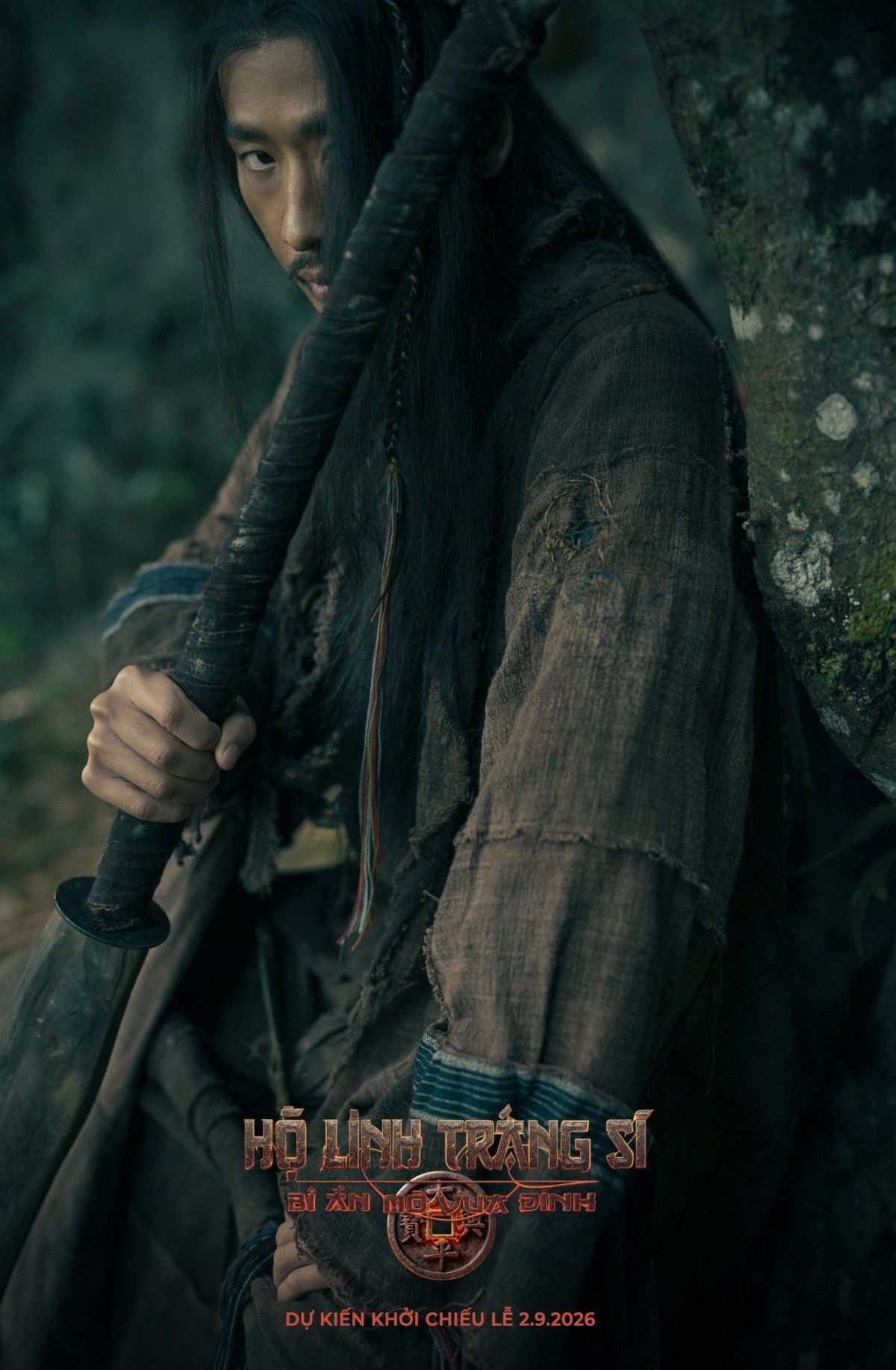 Tạo hình của Tuấn Trần trong dự án điện ảnh Hộ linh tráng sĩ