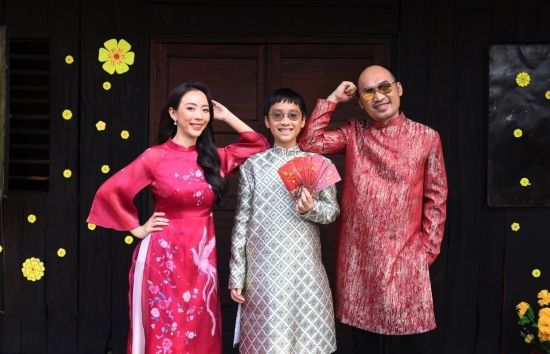 Thu Trang và Tiến Luật tiết lộ về con trai 13 tuổi rưỡi cao 1,78m, sống tình cảm