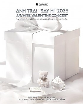 'Anh trai 'Say Hi' 2025' công bố chủ đề 'A White Valentine Concert' cho đêm diễn tại Hà Nội