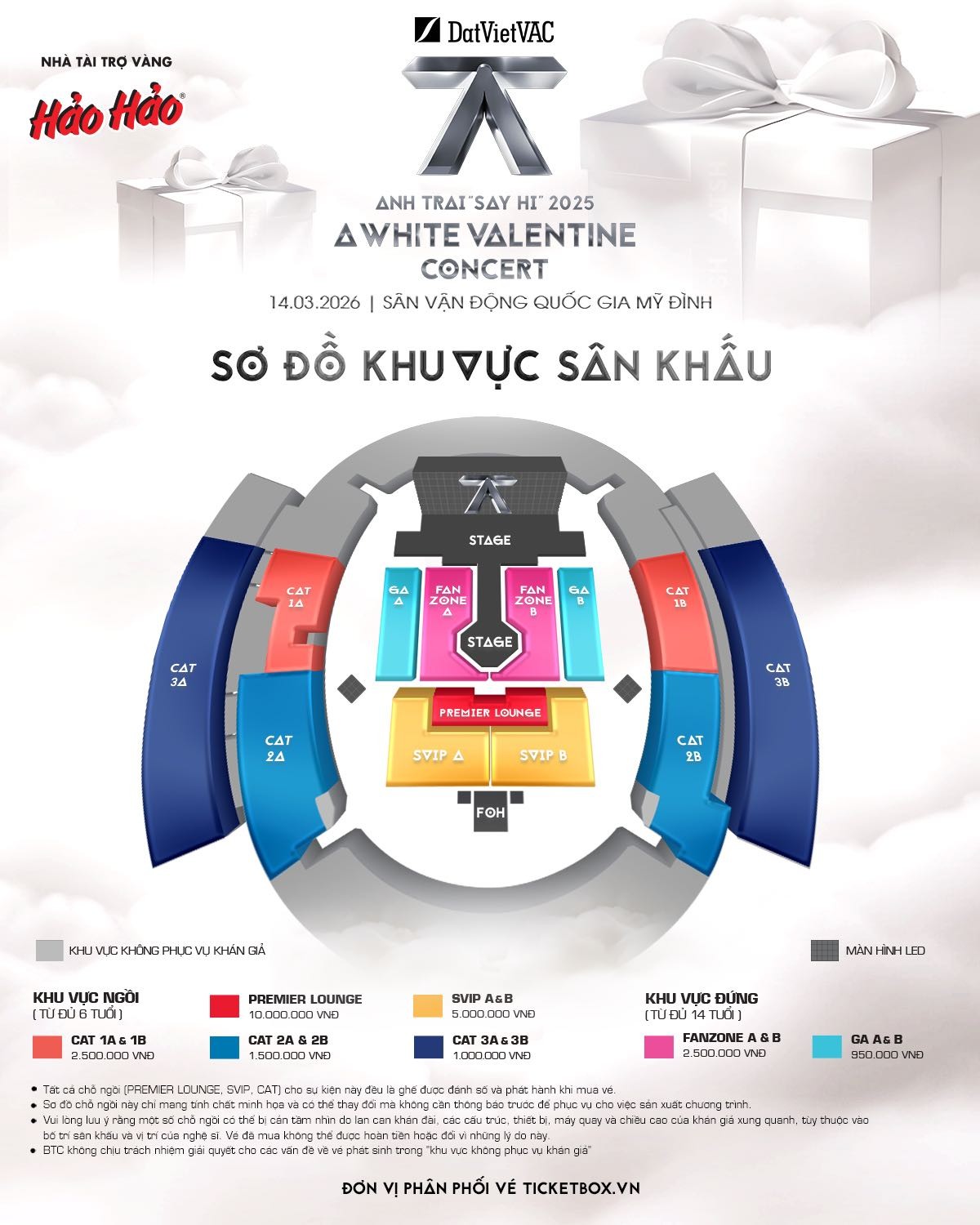 'Anh trai 'Say Hi' 2025 - A White Valentine Concert' gây sốt: Vé Early Bird cháy sạch chỉ sau 40 phút