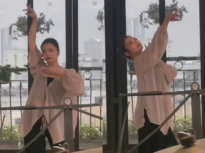 Kiều Anh và cú xoay người khiến mạng xã hội 'dậy sóng'