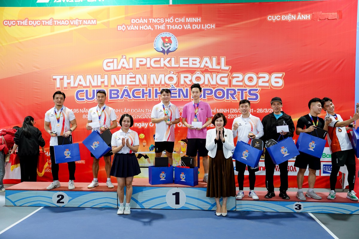 Giải Pickleball Thanh niên mở rộng 2026 – Cúp Bách Hiền Sports: Dấu ấn tinh thần tuổi trẻ