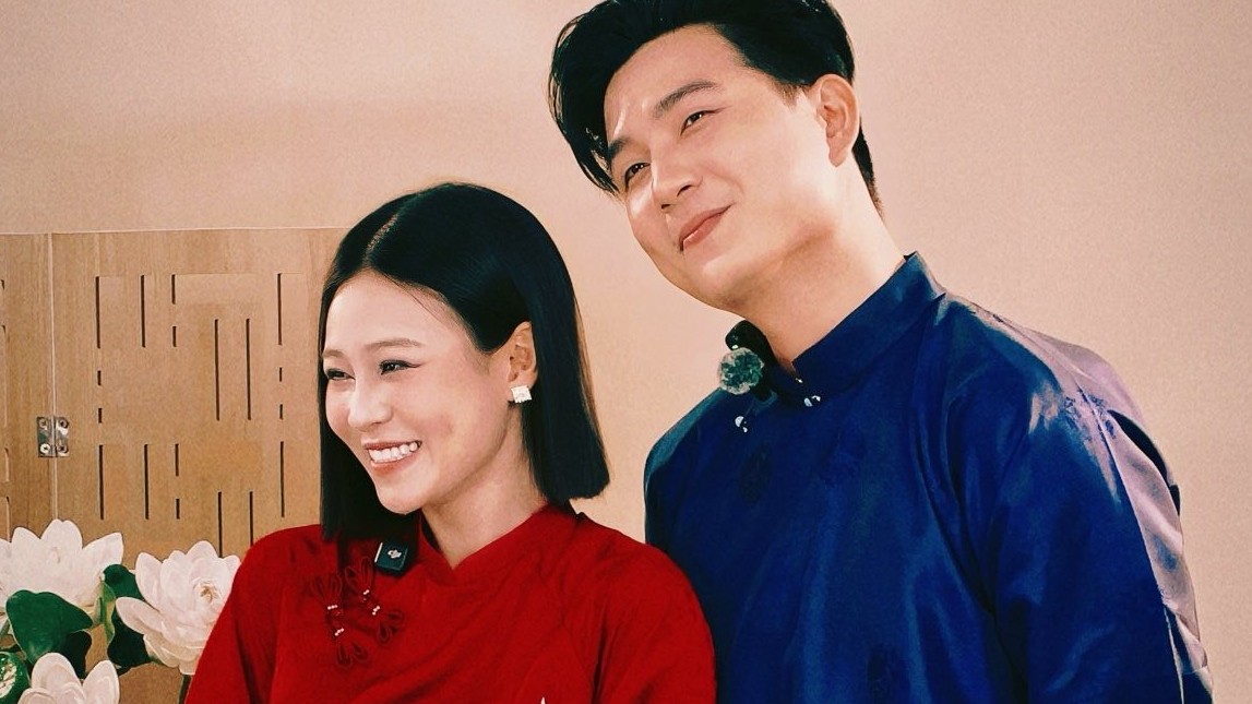 Quỳnh Châu và Lê Hải tung bộ ảnh áo dài cực tình, nghi vấn phim giả tình thật?