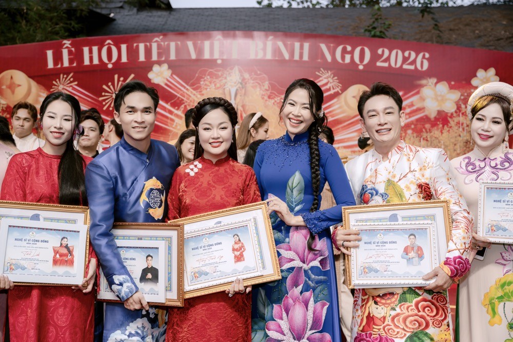 Hoa hậu Hoàng Thanh Nga được vinh danh 'Nghệ sĩ vì cộng đồng năm 2025'