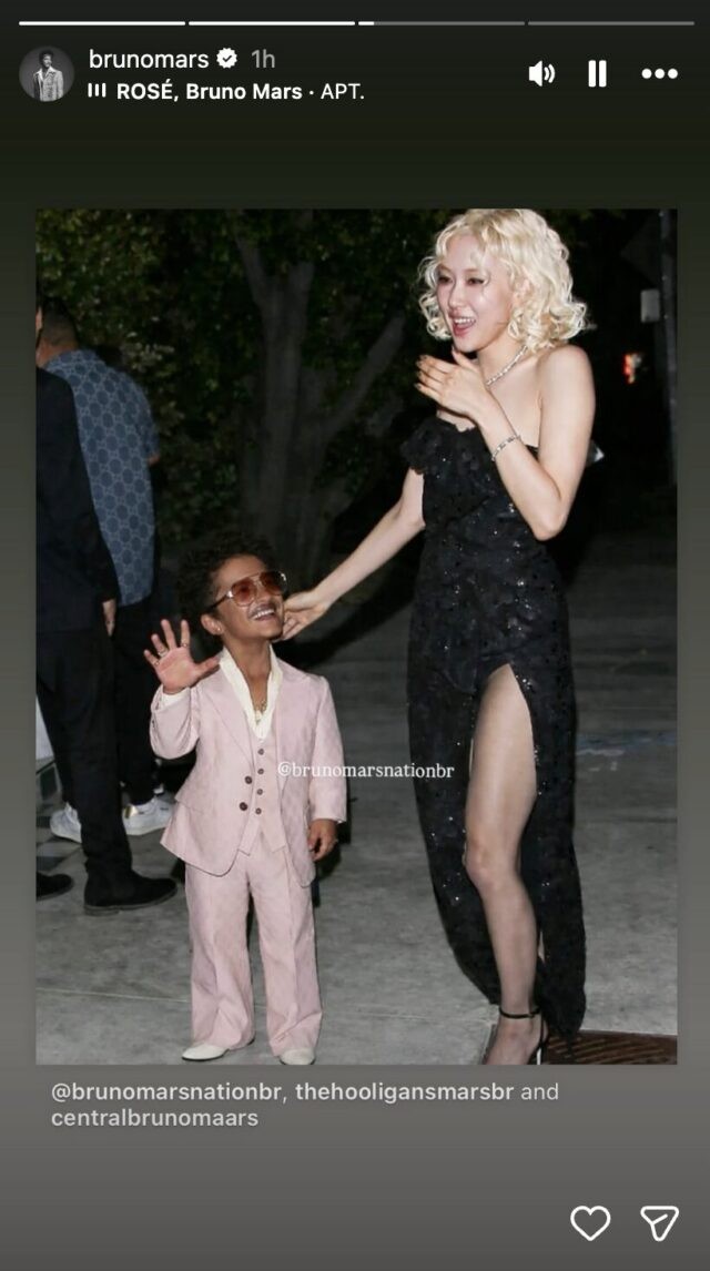 Bruno Mars lên tiếng trước tin đồn bất hòa với Rosé (BlackPink)