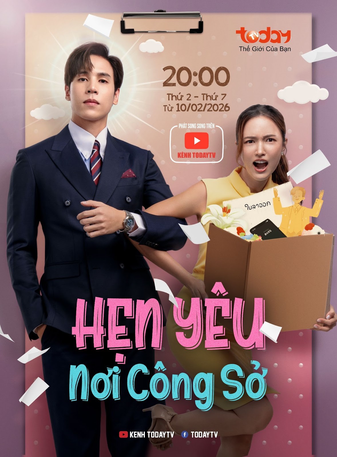 ‘Hẹn yêu nơi công sở’ - Phim Thái hot tiếp nối khung giờ vàng TodayTV sau cơn sốt ‘30 vẫn còn xuân’