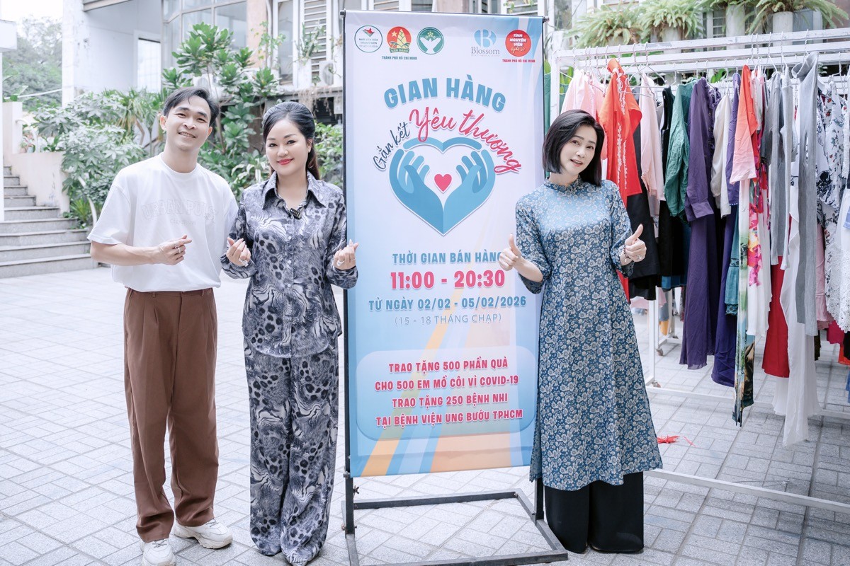 Hoa hậu Hoàng Thanh Nga lan tỏa yêu thương cùng chương trình 'Gắn kết yêu thương'