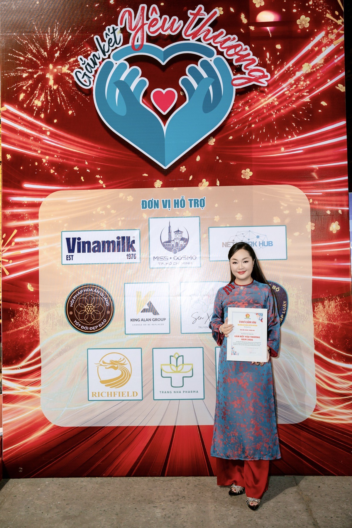 Hoa hậu Hoàng Thanh Nga lan tỏa yêu thương cùng chương trình 'Gắn kết yêu thương'