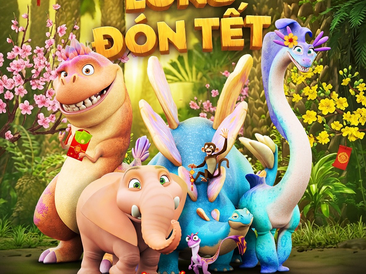 'Khủng Long đón Tết' khởi chiếu mùng 4, lựa chọn lý tưởng để cha mẹ dẫn bé ra rạp đầu năm