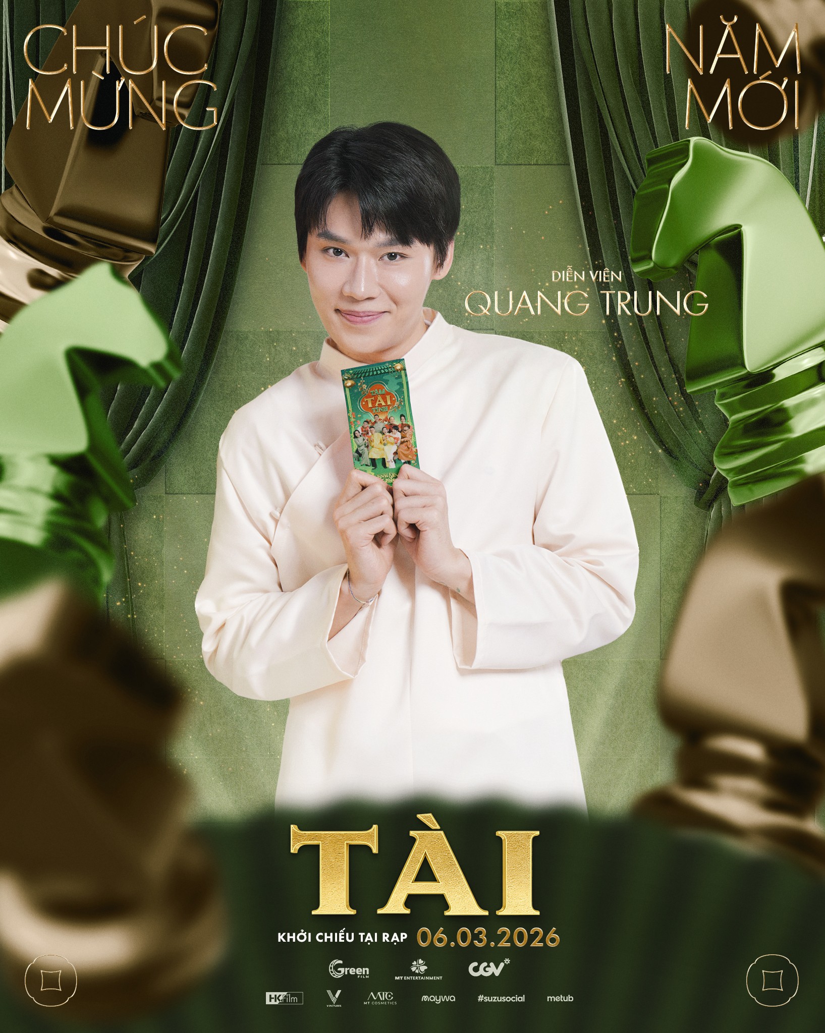 Mỹ Tâm, Mai Tài Phến cùng dàn cast phim 'Tài' đón Tết linh đình