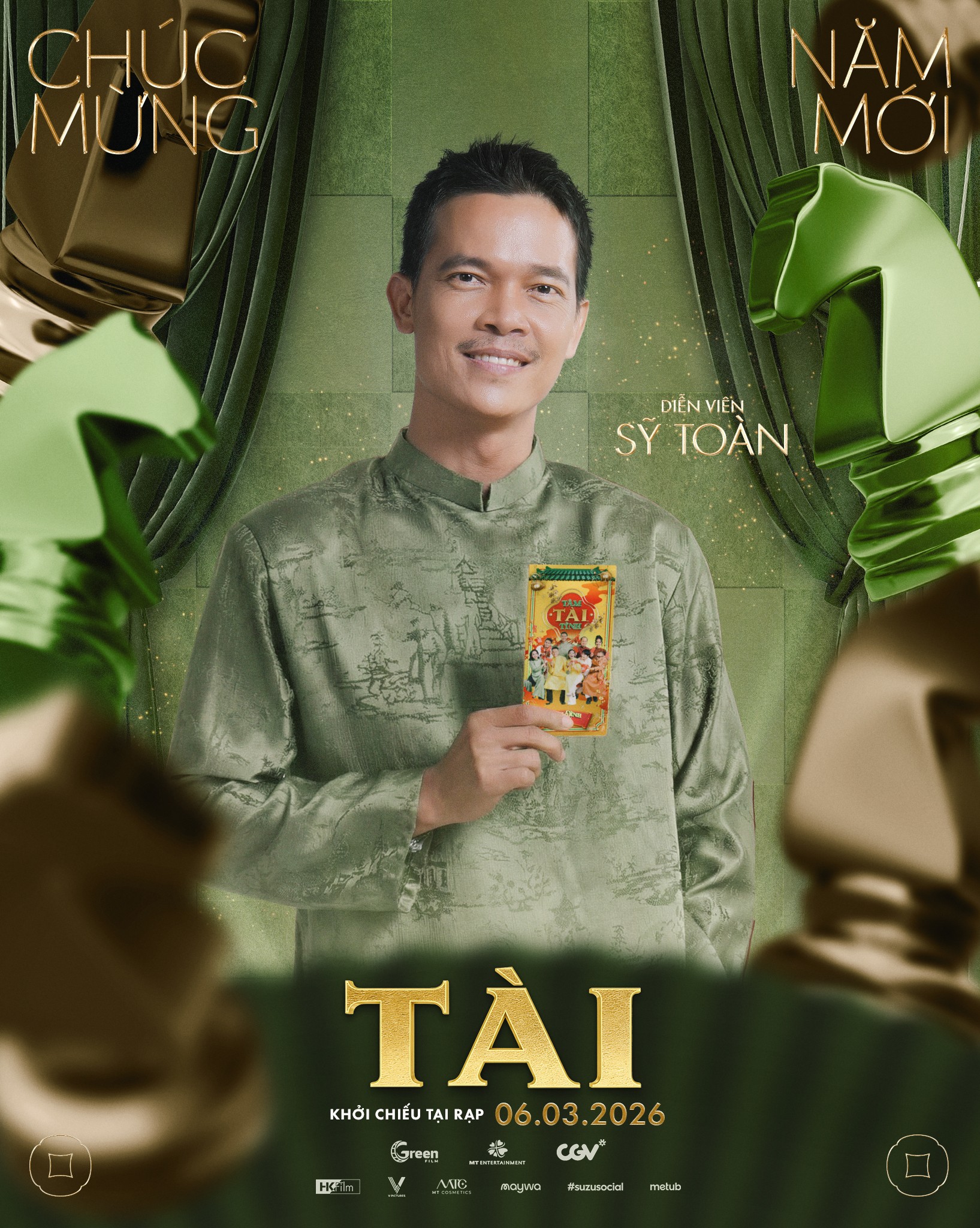 Mỹ Tâm, Mai Tài Phến cùng dàn cast phim 'Tài' đón Tết linh đình