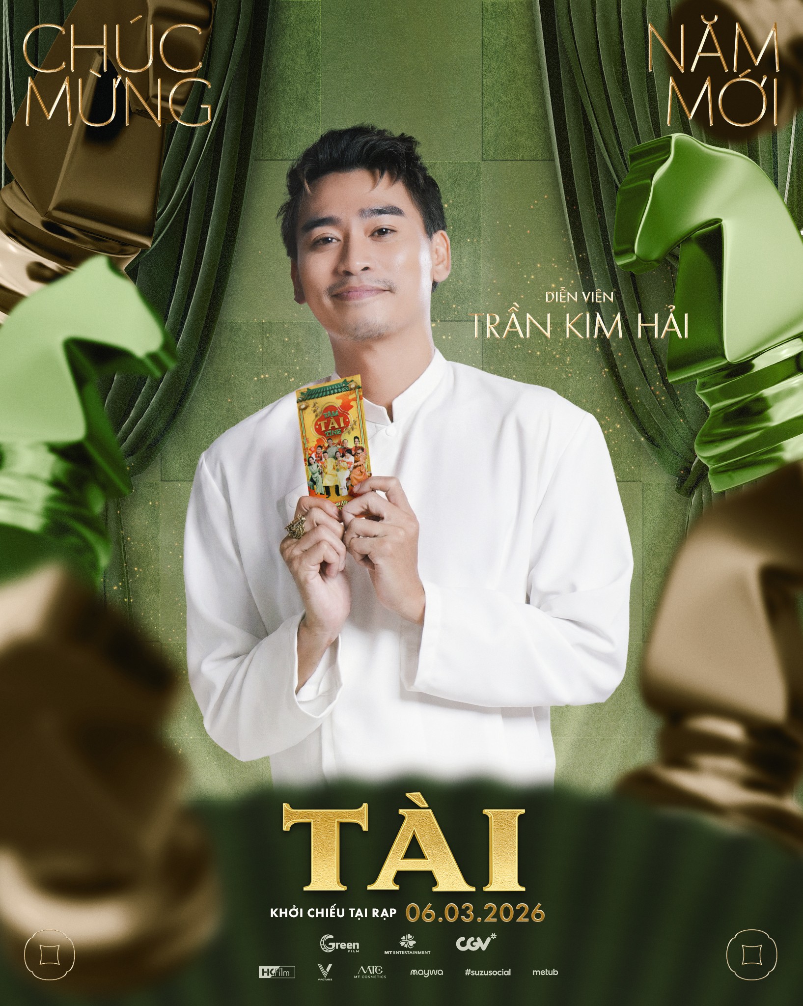 Mỹ Tâm, Mai Tài Phến cùng dàn cast phim 'Tài' đón Tết linh đình