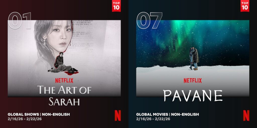 'The Art of Sarah' đứng đầu bảng xếp hạng phim toàn cầu Netflix