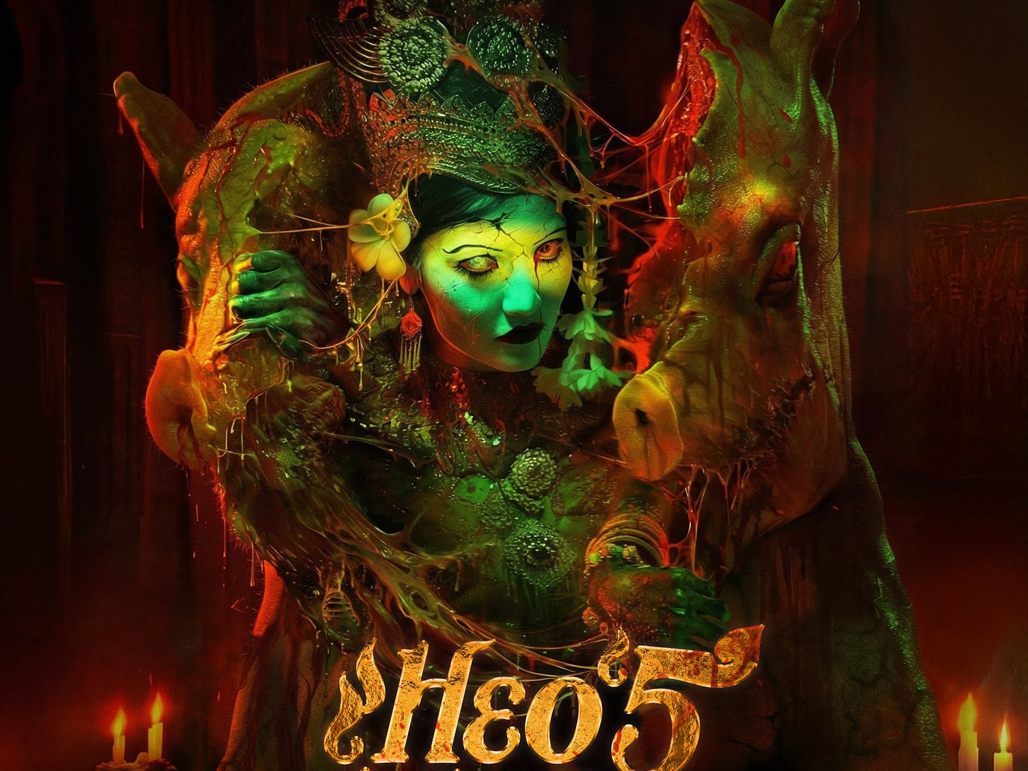 Hé lộ những hình ảnh đầu tiên đậm màu sắc văn hóa tâm linh trong phim kinh dị 'Heo năm móng'