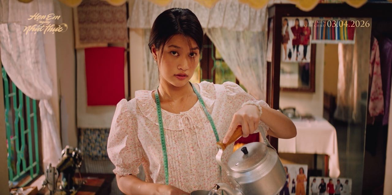 'Hẹn em ngày nhật thực': Thiên Ân, Khương Lê đưa người xem 'xuyên không' về những năm 90