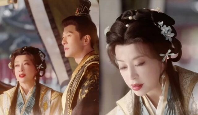 Sao Hoa ngữ gây tranh cãi với nụ hôn cháy bỏng cùng bạn diễn kém 30 tuổi