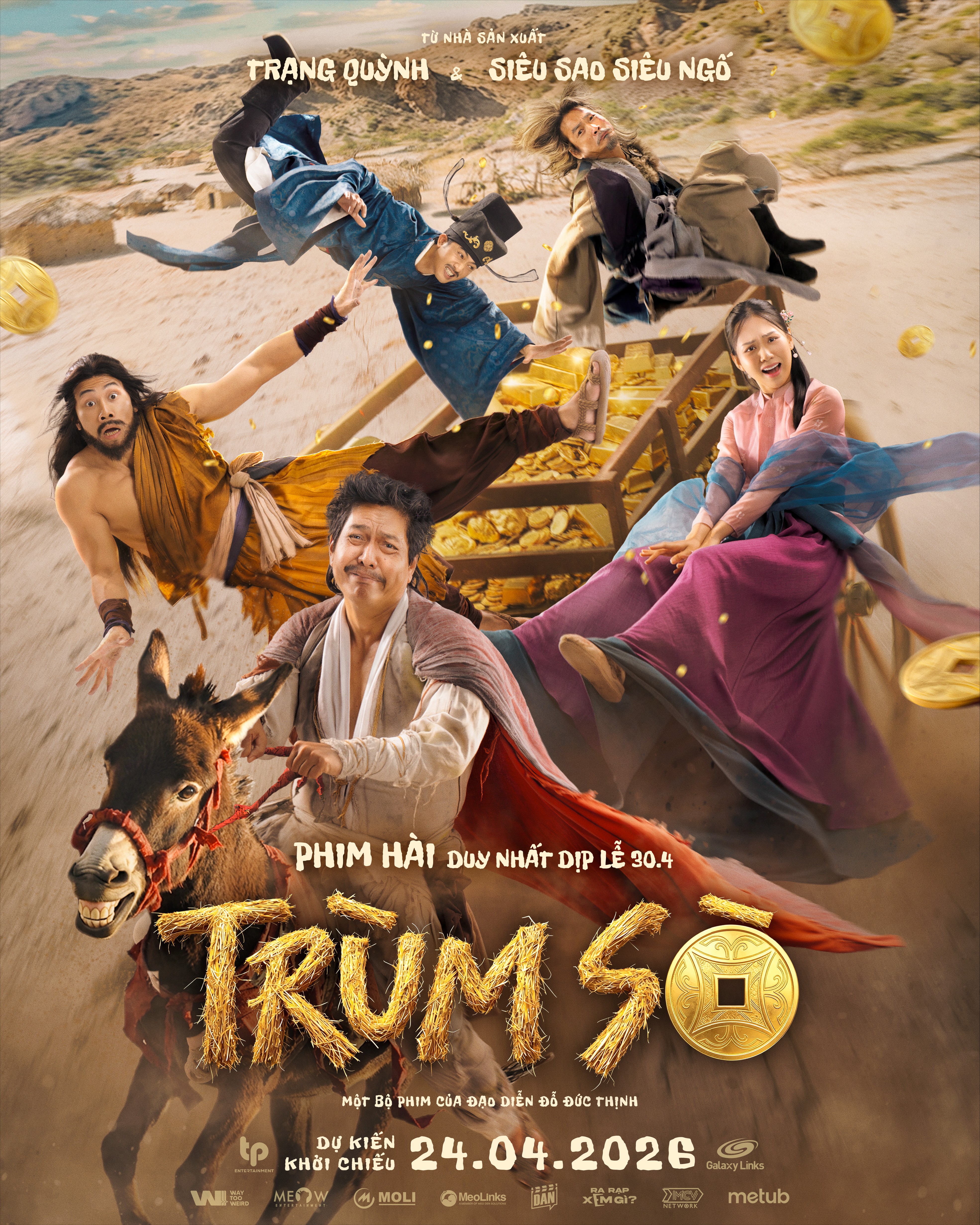 Sau 'Trạng Quỳnh', đạo diễn Đức Thịnh tiếp tục bùng nổ với hài dân gian 'Trùm Sò'